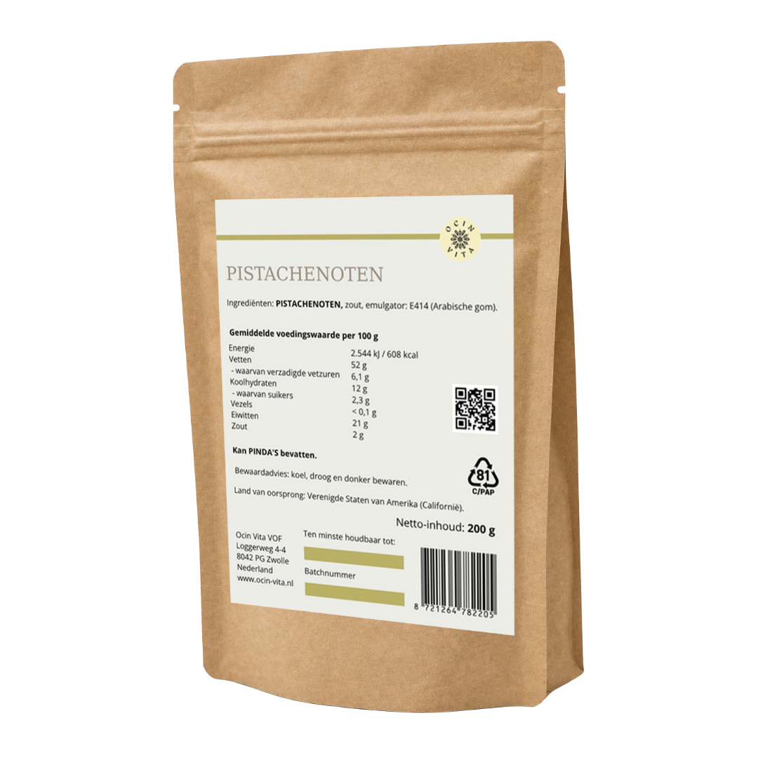 Gezouten Pistachenoten