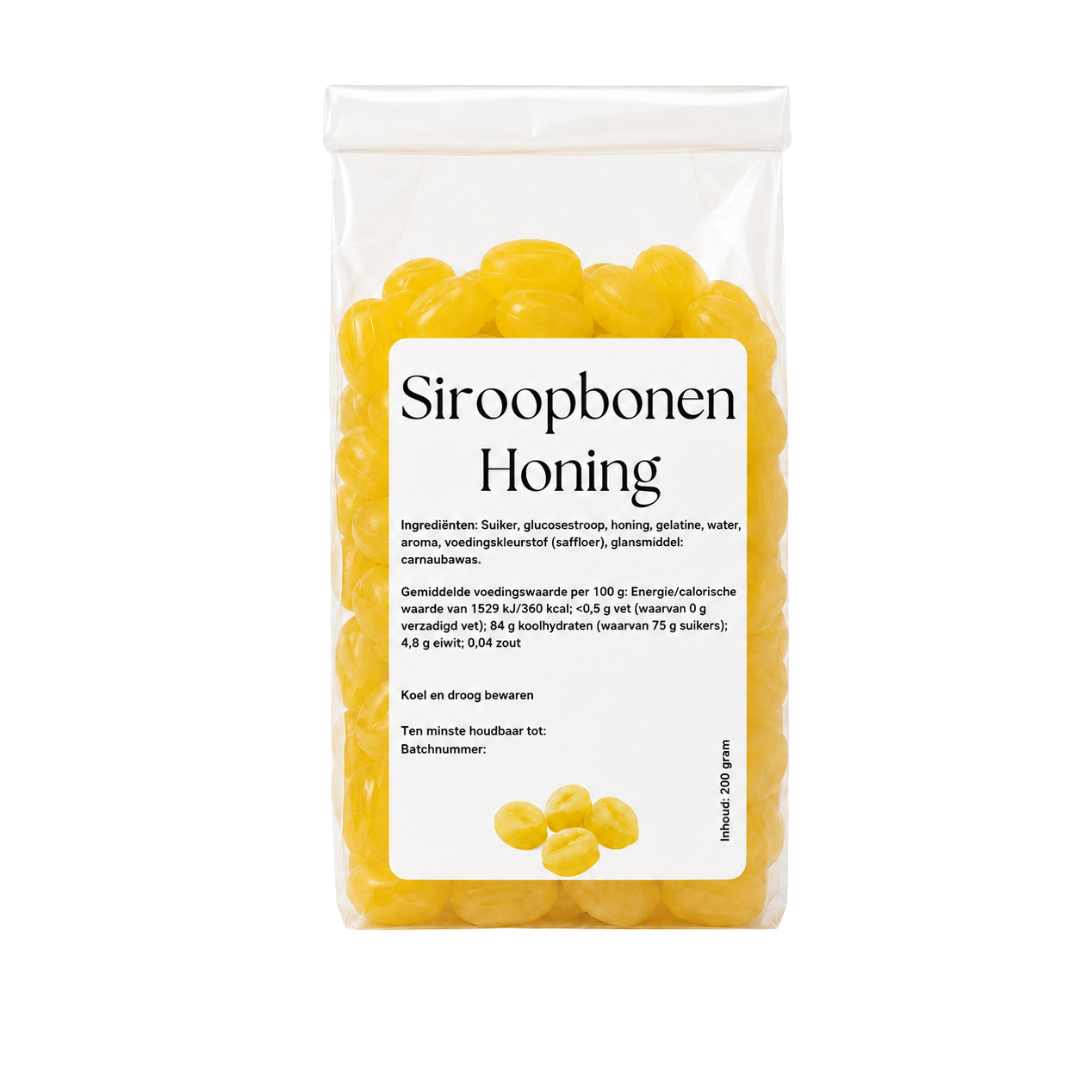 Siroopbonen Honing – Zoete Smaakmaker voor Koffie, Thee & Cacao