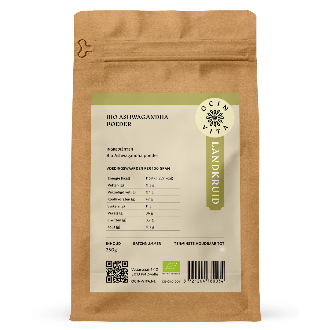 Ashwagandha Poeder Biologisch – Stress & Balans