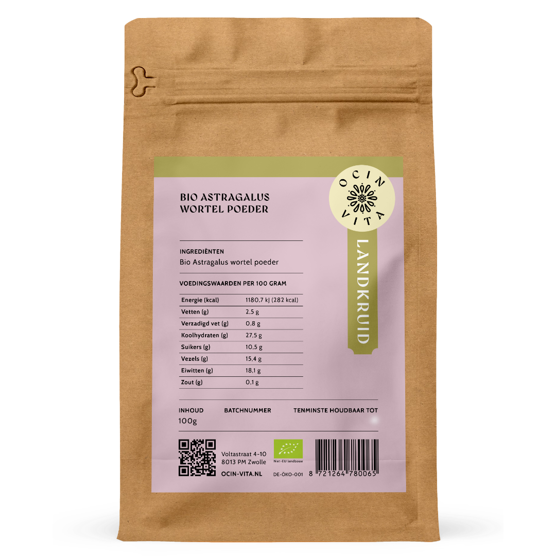 Astragalus Poeder Biologisch – Weerstand & Vitaliteit