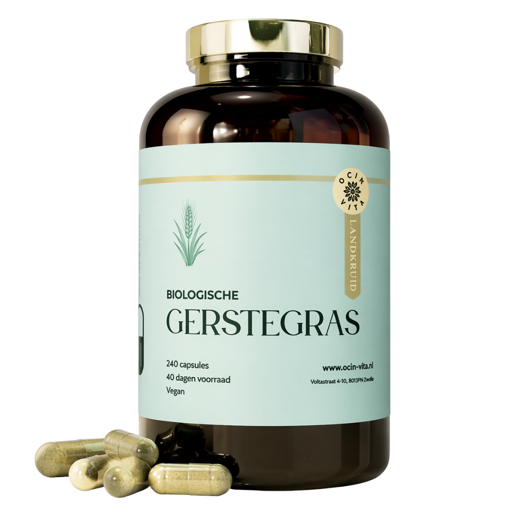 Biologische Gerstegras Capsules – 100% puur gerstegras