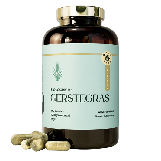 Biologische Gerstegras Capsules – 100% puur gerstegras