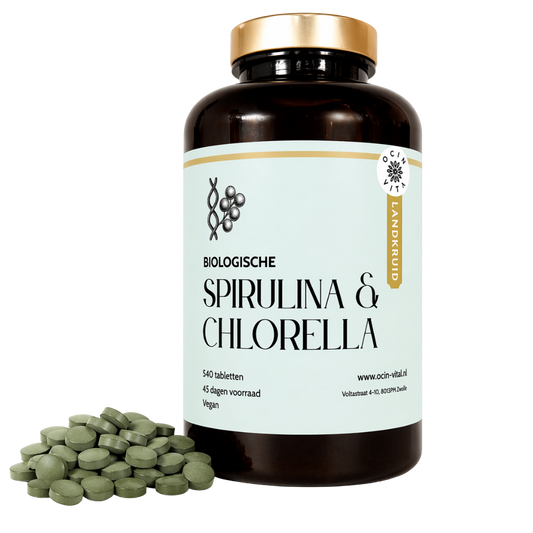 Biologische Spirulina & Chlorella Tabletten