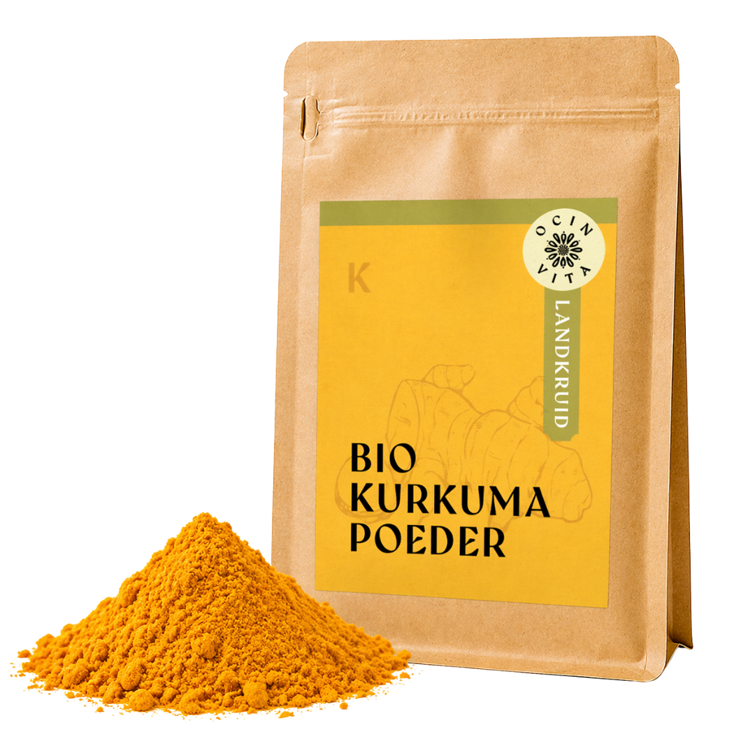 Biologisch Kurkuma Poeder – 100% puur & warm van smaak