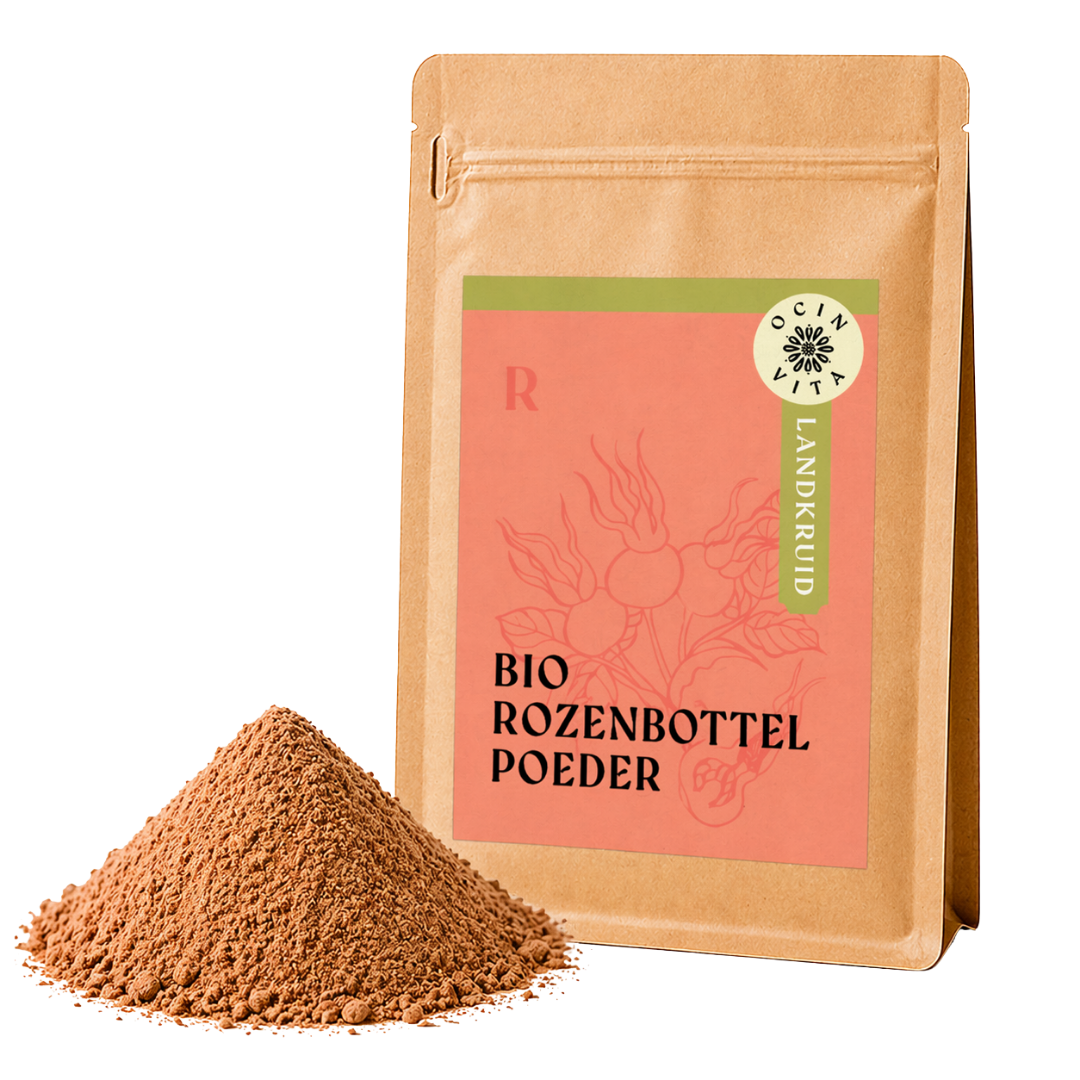 Biologisch Rozenbottel Poeder – Natuurlijke bron van vitamine C