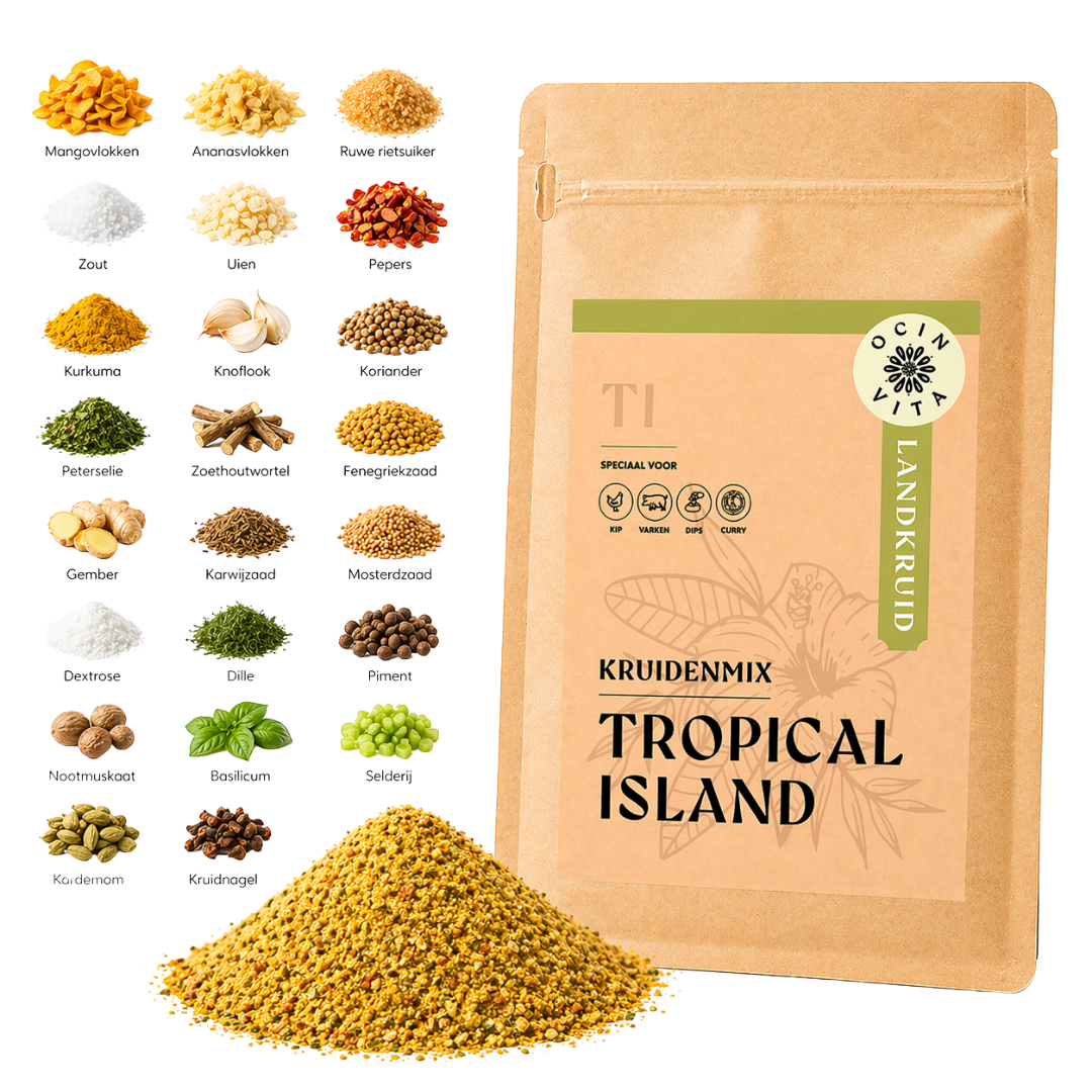 Tropical Island Kruidenmix – Fruitig, Kruidig & Exotisch