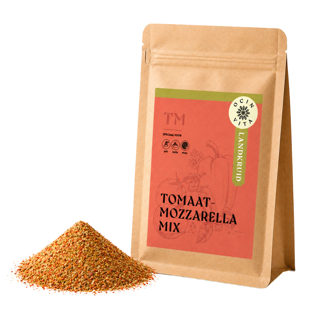 Tomaat Mozzarella Kruidenmix – Mediterrane Kruidenblend