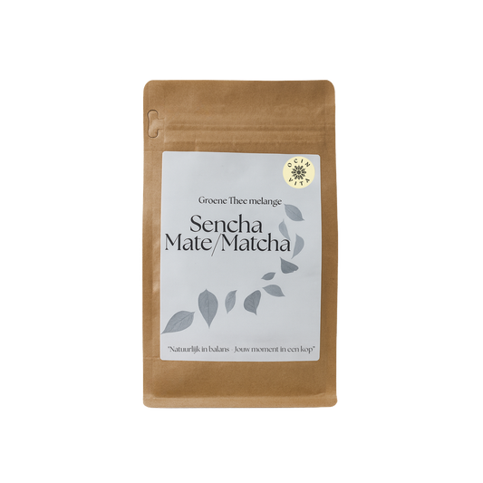 Sencha Mate/Matcha/Citroen - Groene Thee Melange – Energie en Frisse Start