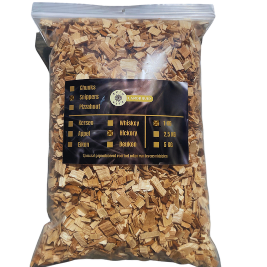 BBQ Rookhout Houtsnippers Hickory - Krachtige BBQ Smaak voor Smoker & Grill